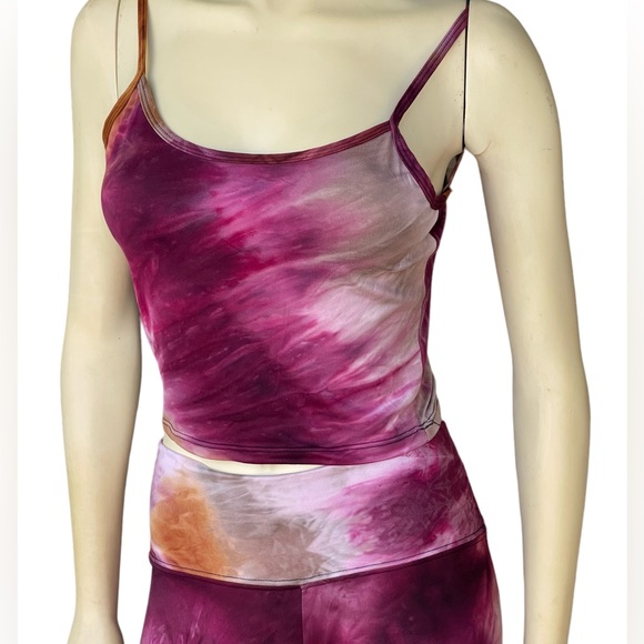 Sweet Southern Drip Purple Tie-dye Sport Tank & Leggings Set - Picture 4 of 9